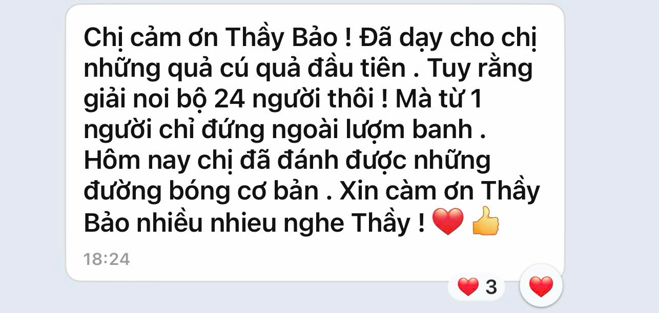 Kết quả chị T. sau 6 tuần
