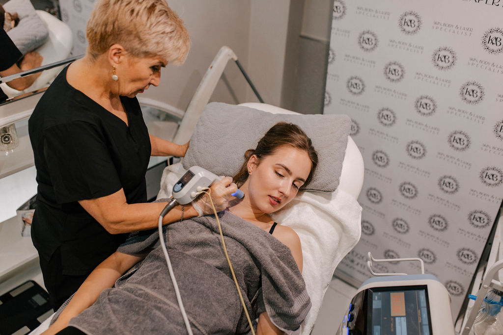 BTL Exilis Ultra facial skin tightening treatment at Knightsbridge Advanced Beauty