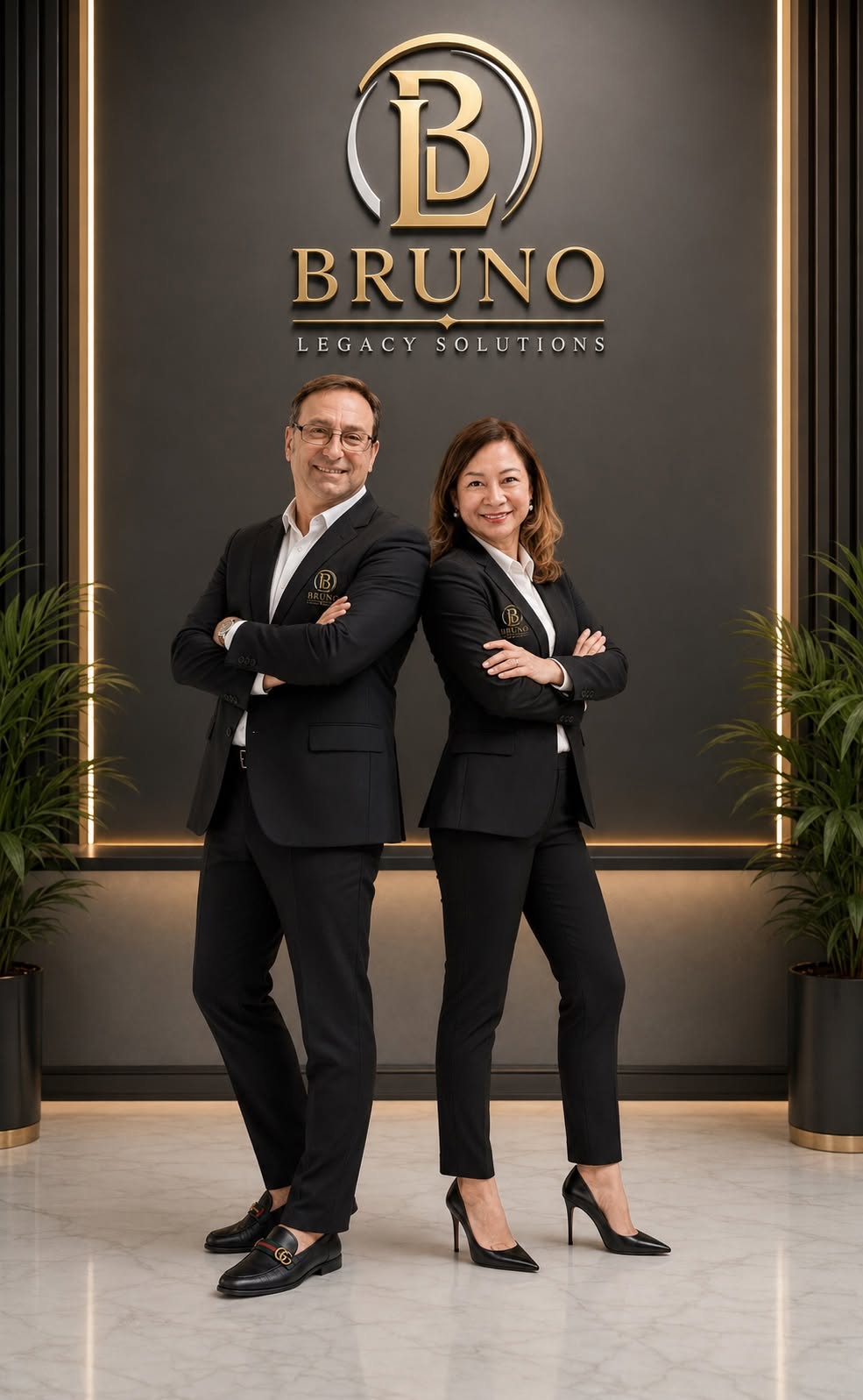 Cristina (Tina) and Vincent Bruno of Bruno Legacy Solutions