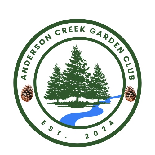 anderson creek garden club, gardening, planting, area clean up