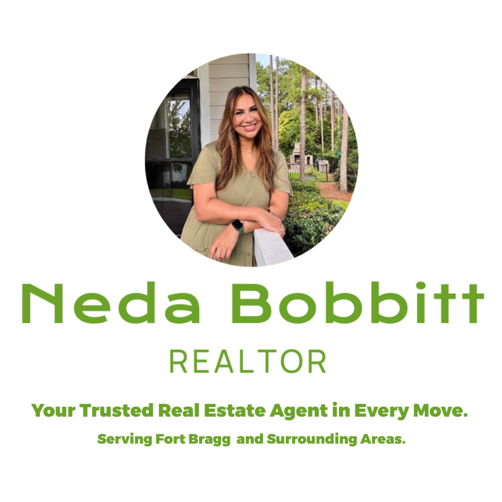 Neda Bobbitt, Real Estate, Fort Bragg, PCS Move, Home Buying, Anderson Creek