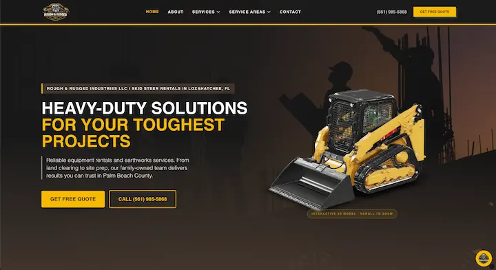 Rough and Rugged Industries Desktop View