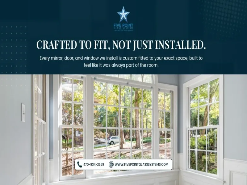 Five Point Glass System Window Installation