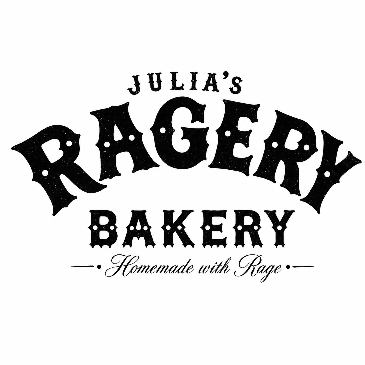 Cottage bakery Julia's Ragery Bakery specializing in cookies, based in Spring Lake, NC