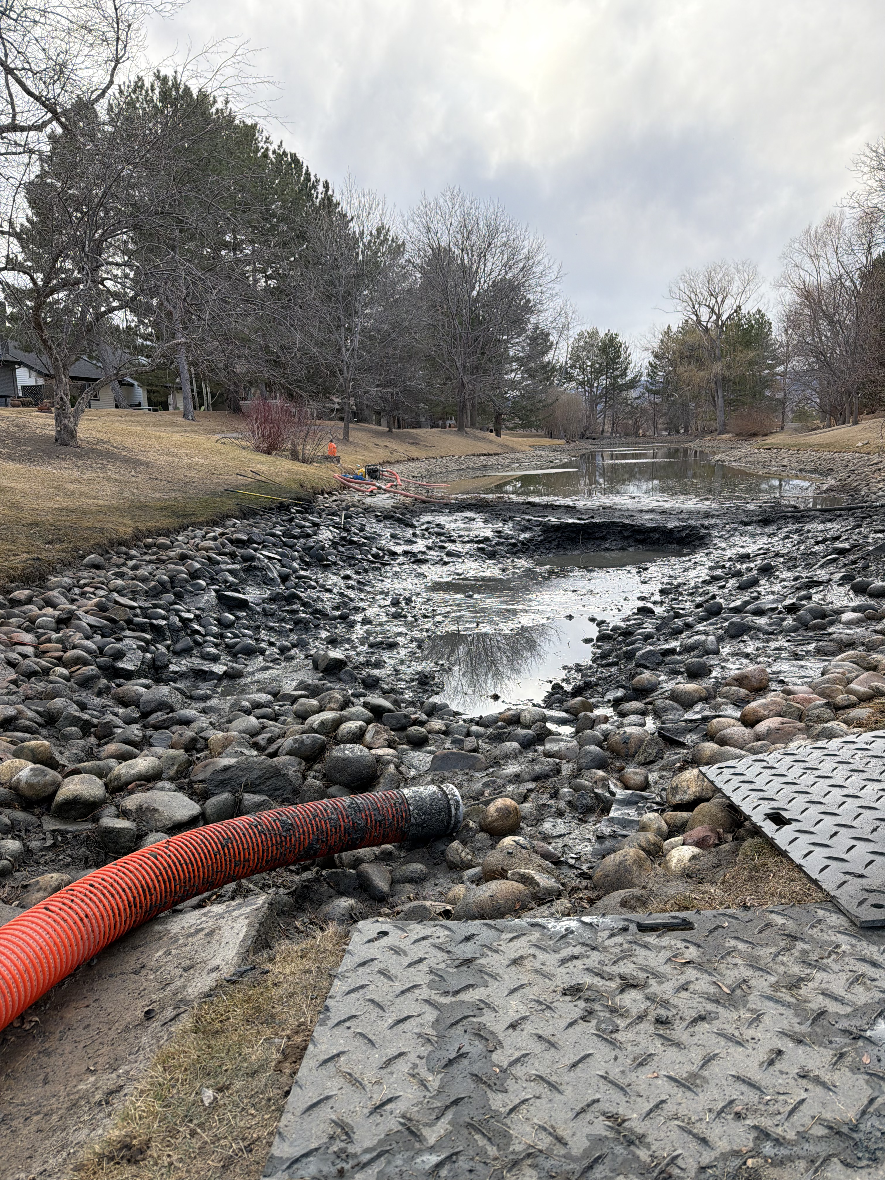 Denver Retention Pond Drainage Basin Cleanouts