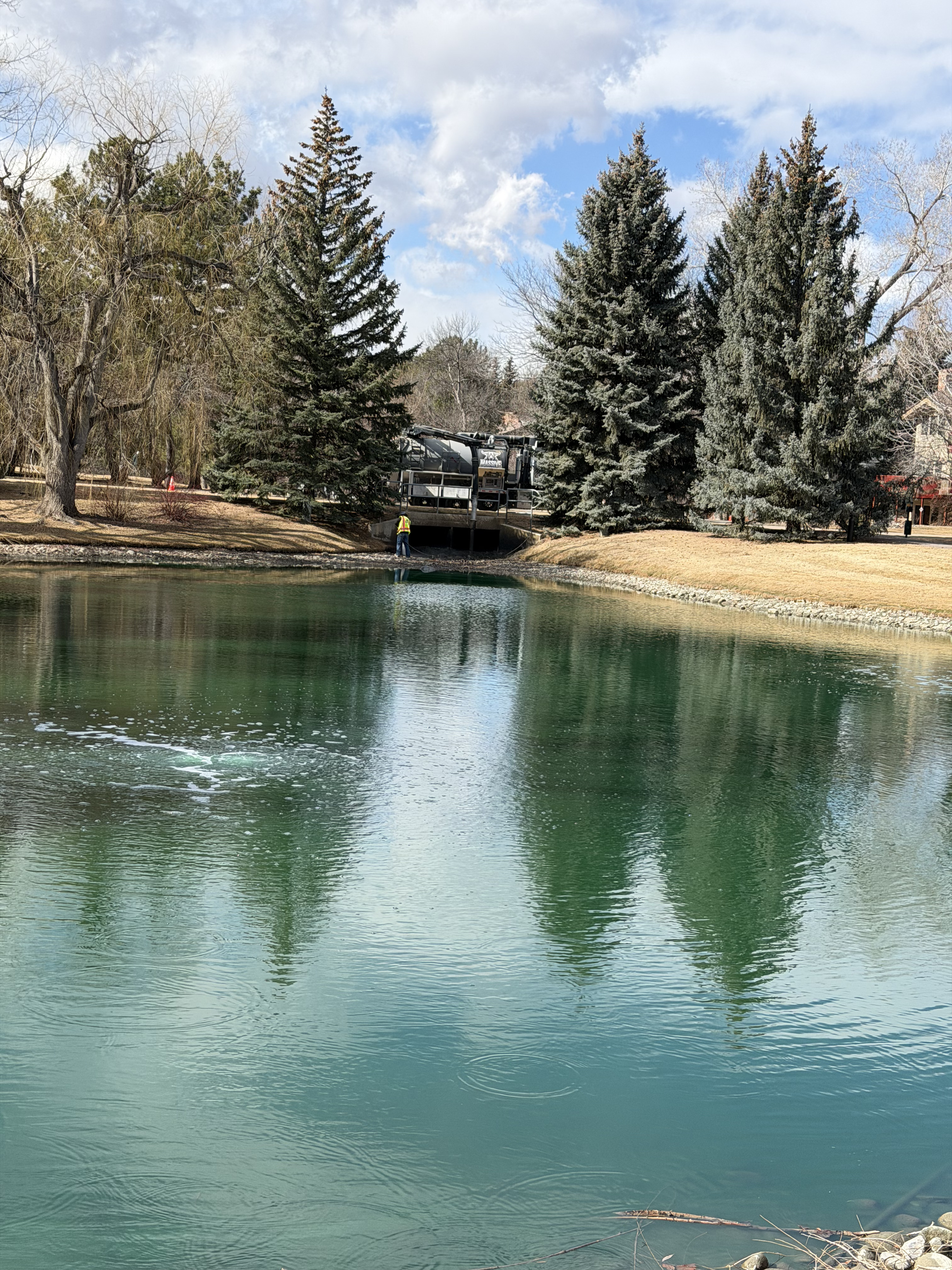 Denver Retention Pond Drainage Basin Cleanouts