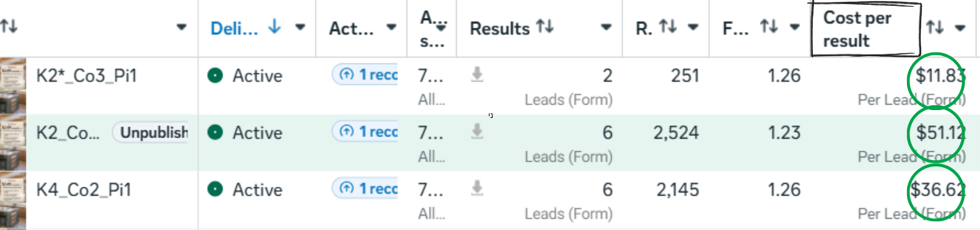 Lead Sample
