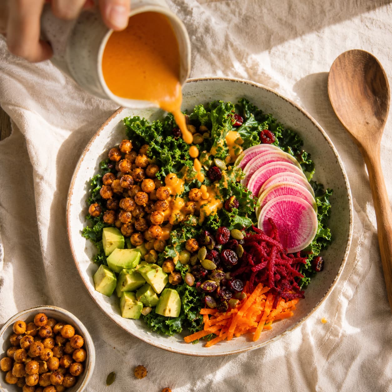 Carrot-Ginger Kale Salad