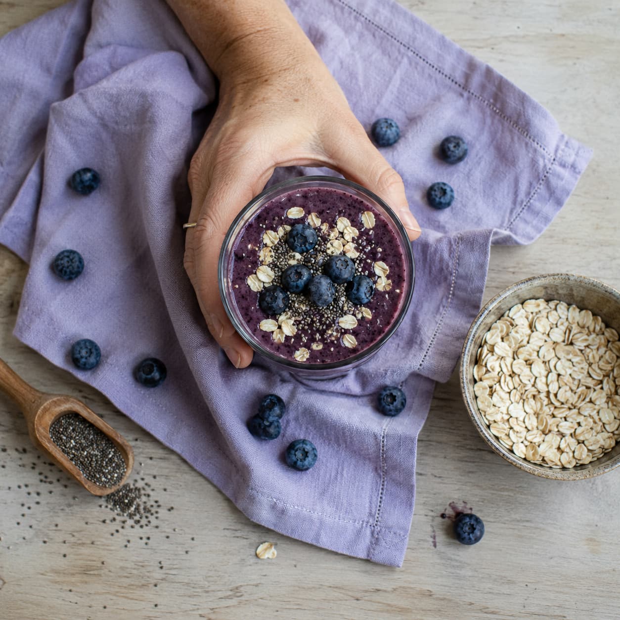 Purple Goddess Protein Smoothie