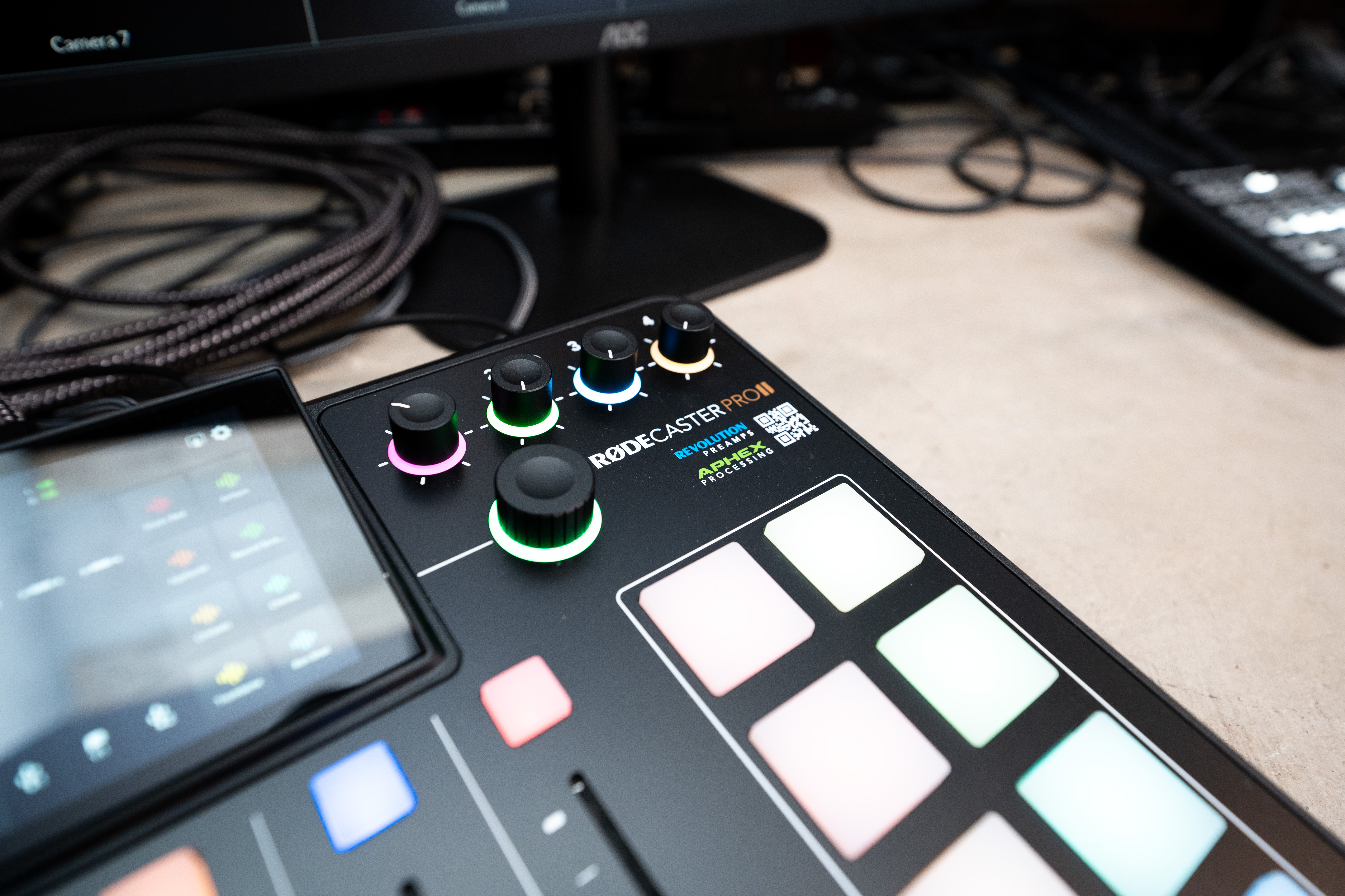 Production switcher and control equipment