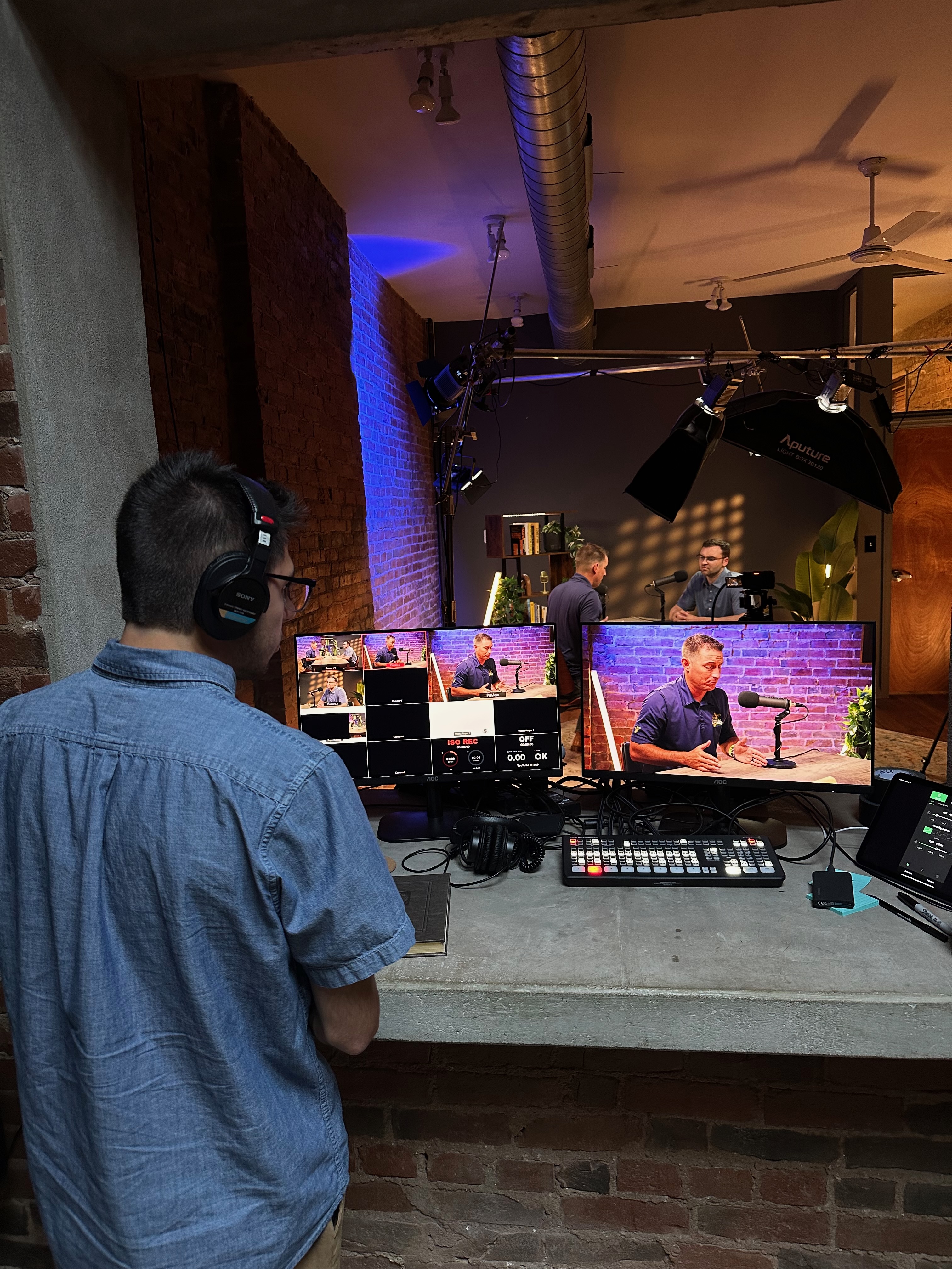 Professional camera setup