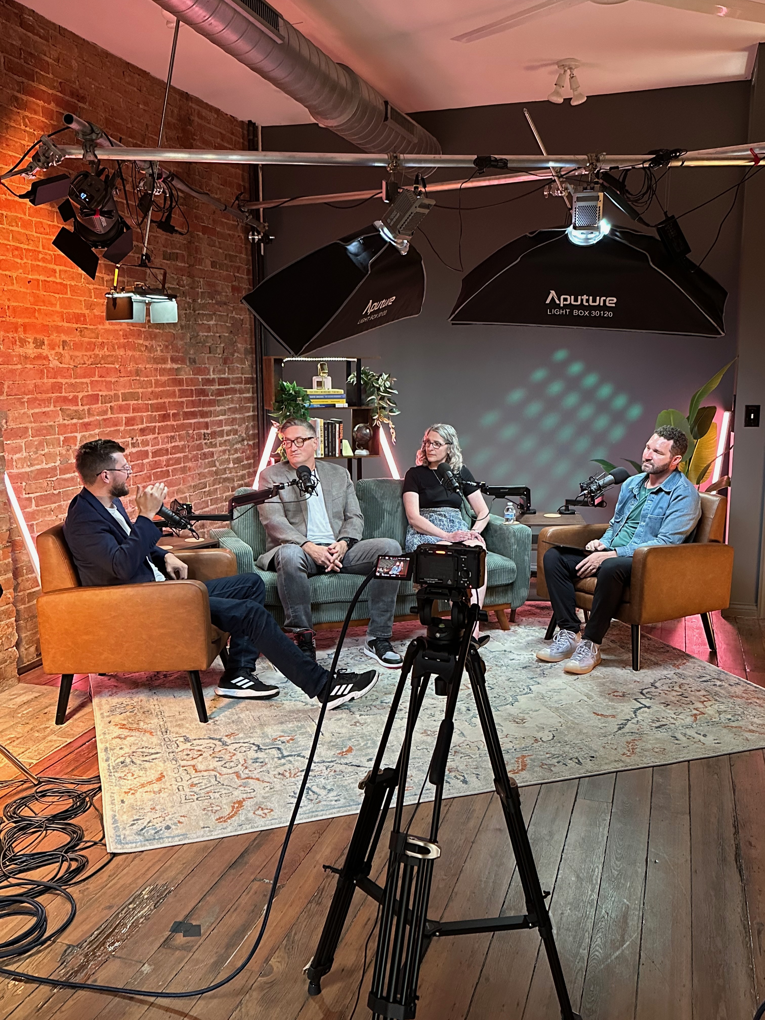 Studio session in progress