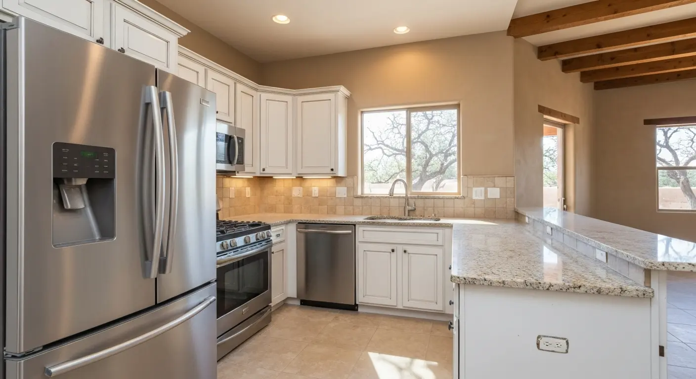 Kitchen countertop and appliances