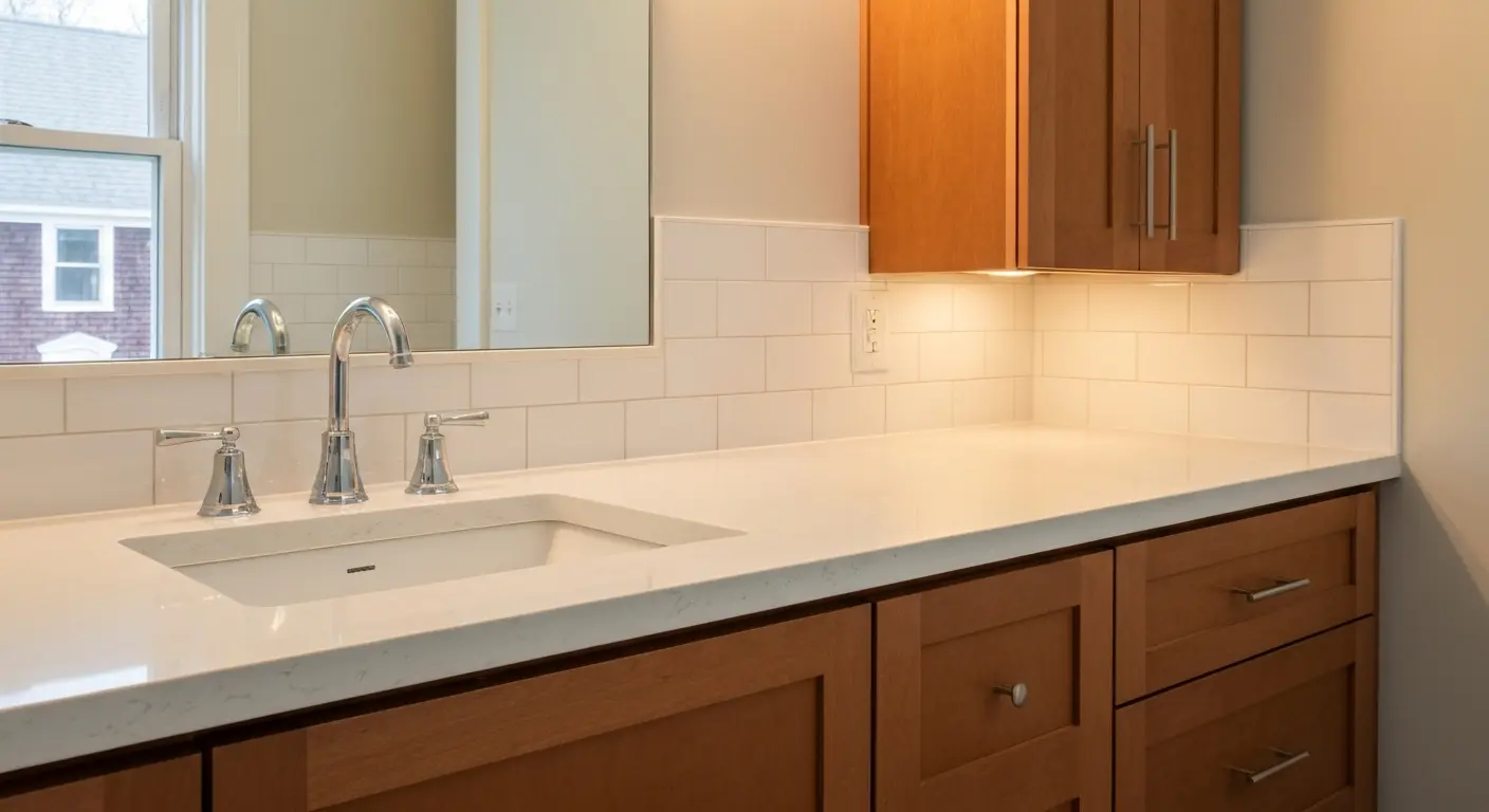 New bathroom vanity with countertop in Gardner