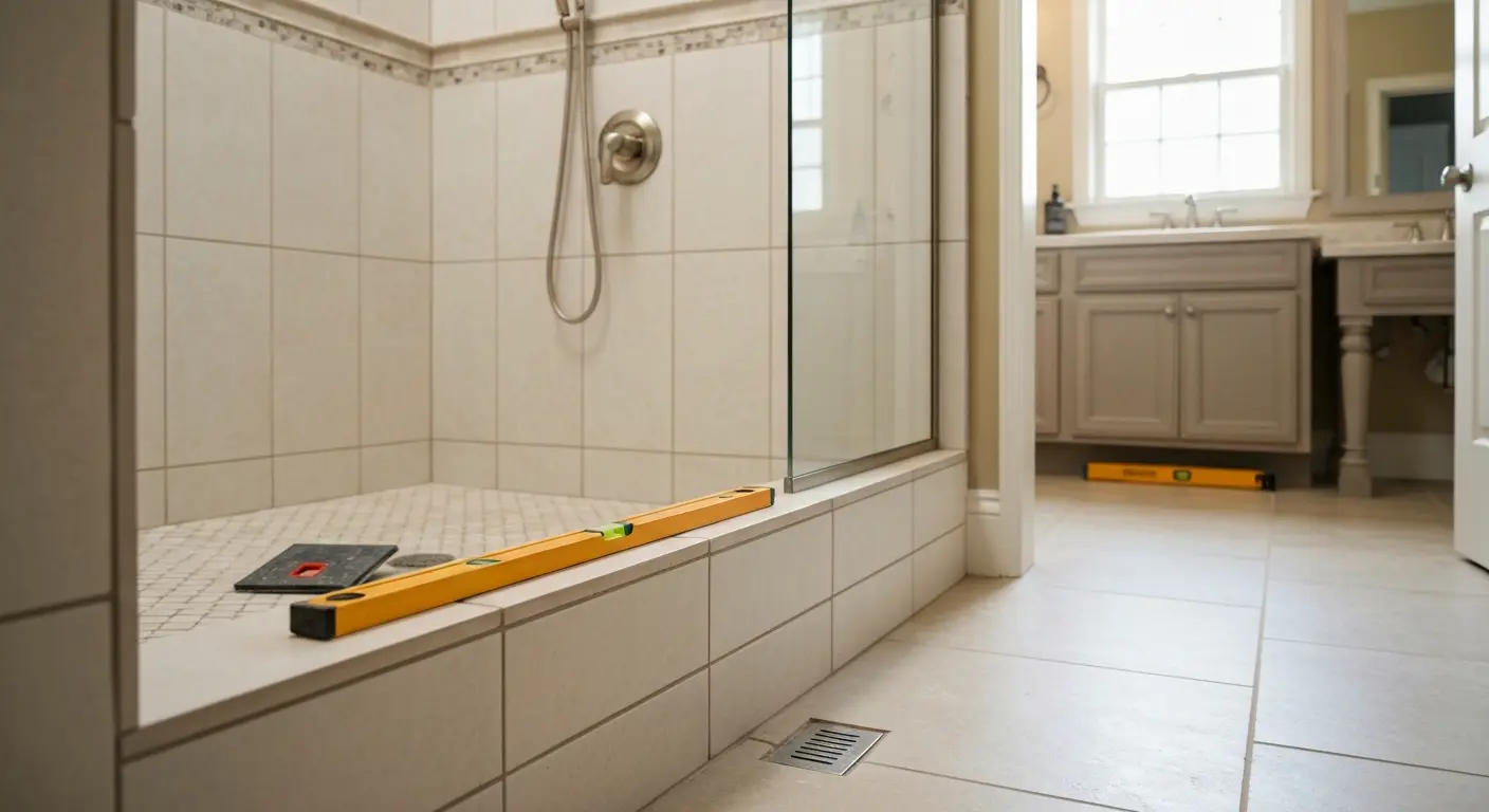 Shower installation work