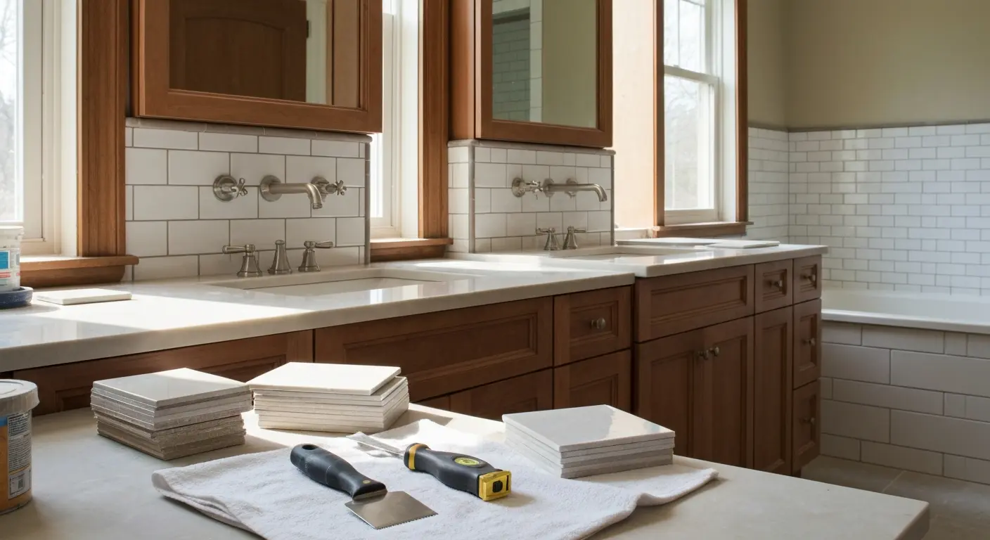 Bathroom remodeling project