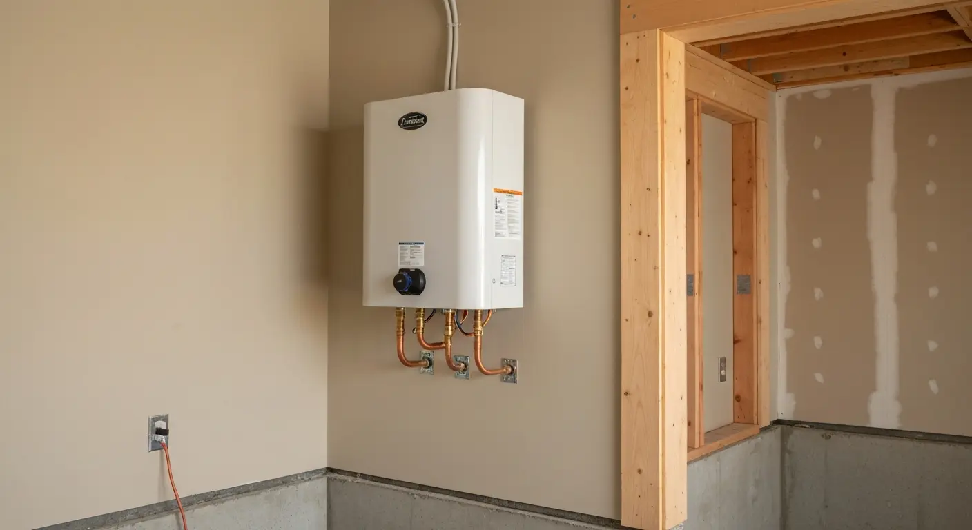 Tankless water heater system