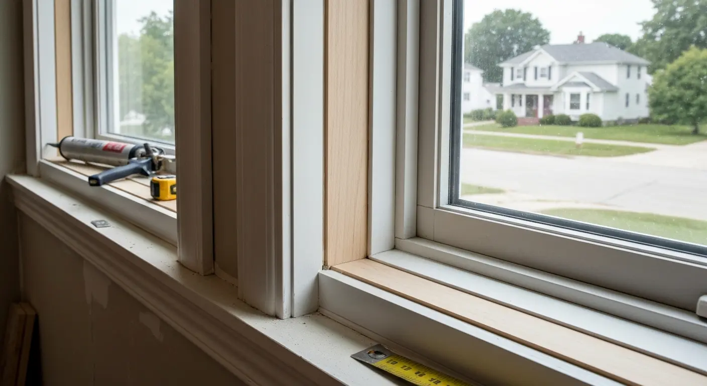 Window finishing and trim work