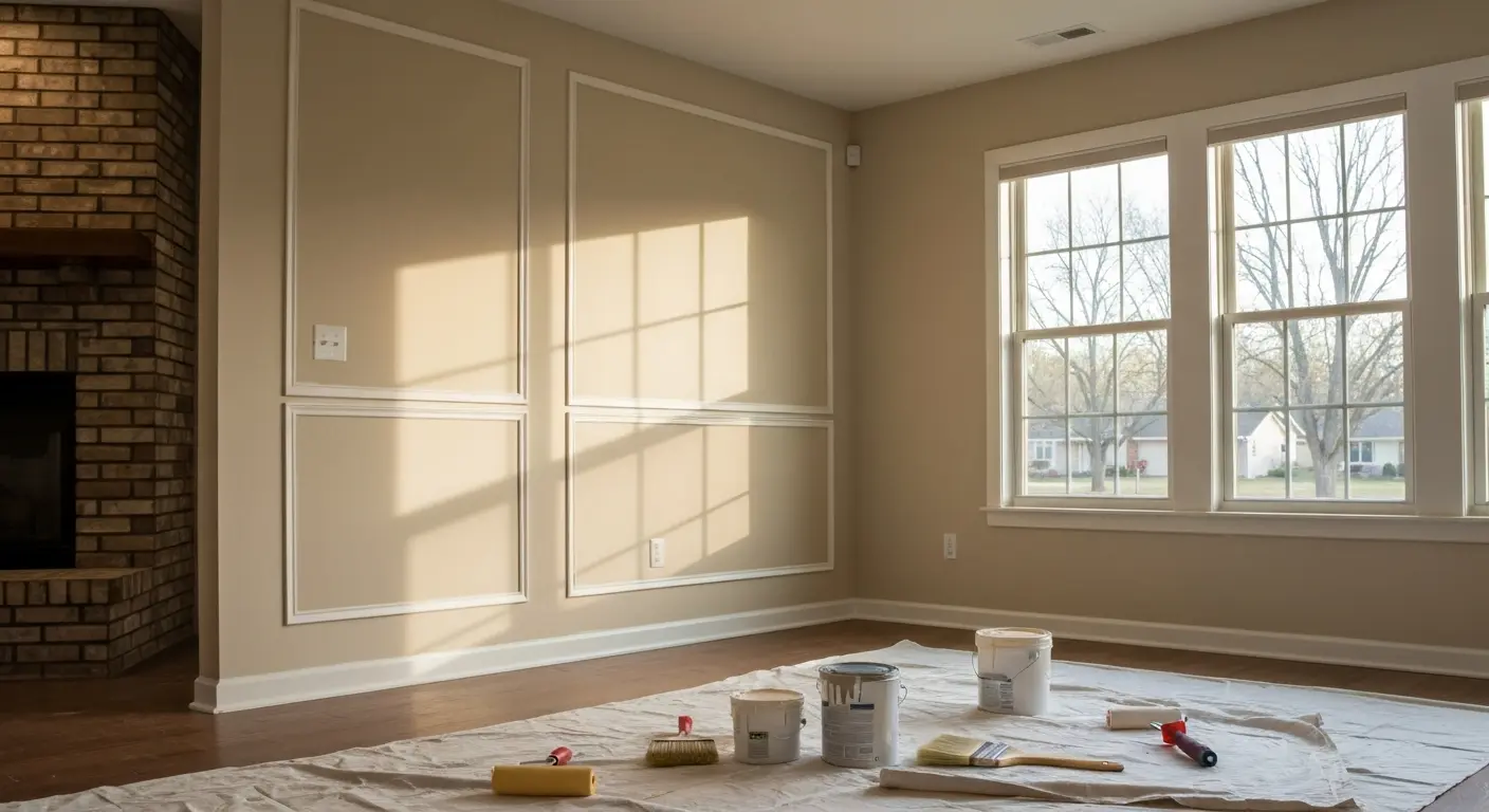 Interior painting project
