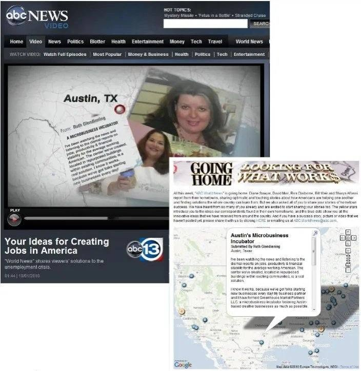 ABC News coverage of Community Renaissance Market