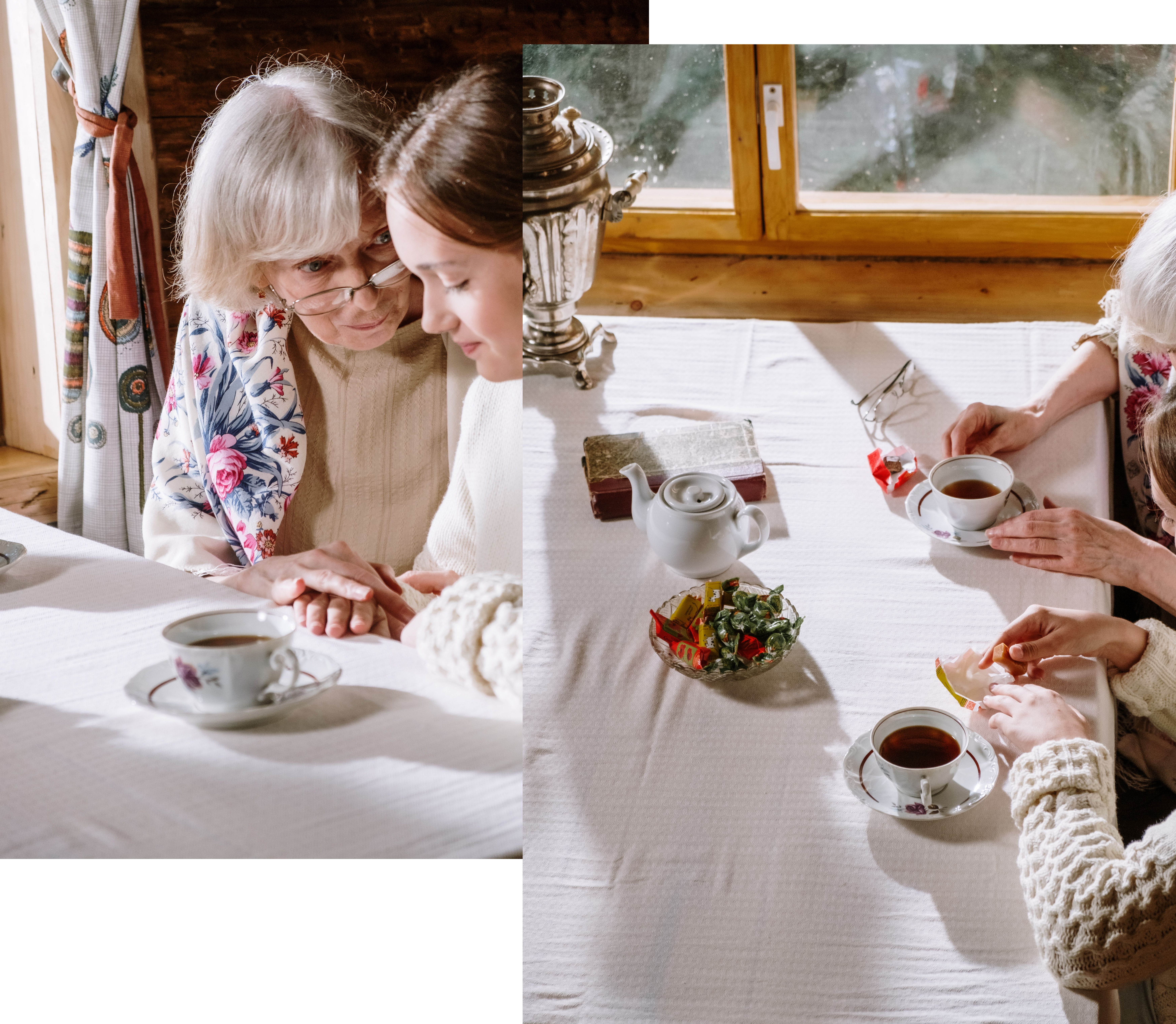 People gathered around a table