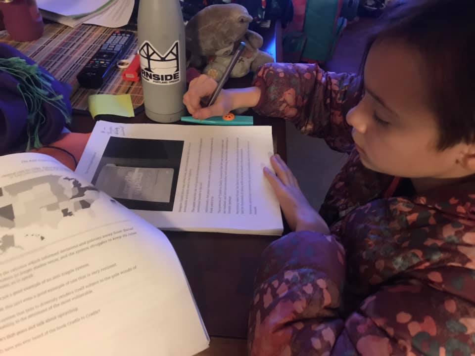 Elioet reviewing an early draft of the Anti-Fragile Playbook in 2020