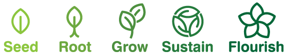 Seed, Root, Grow, Sustain and Flourish