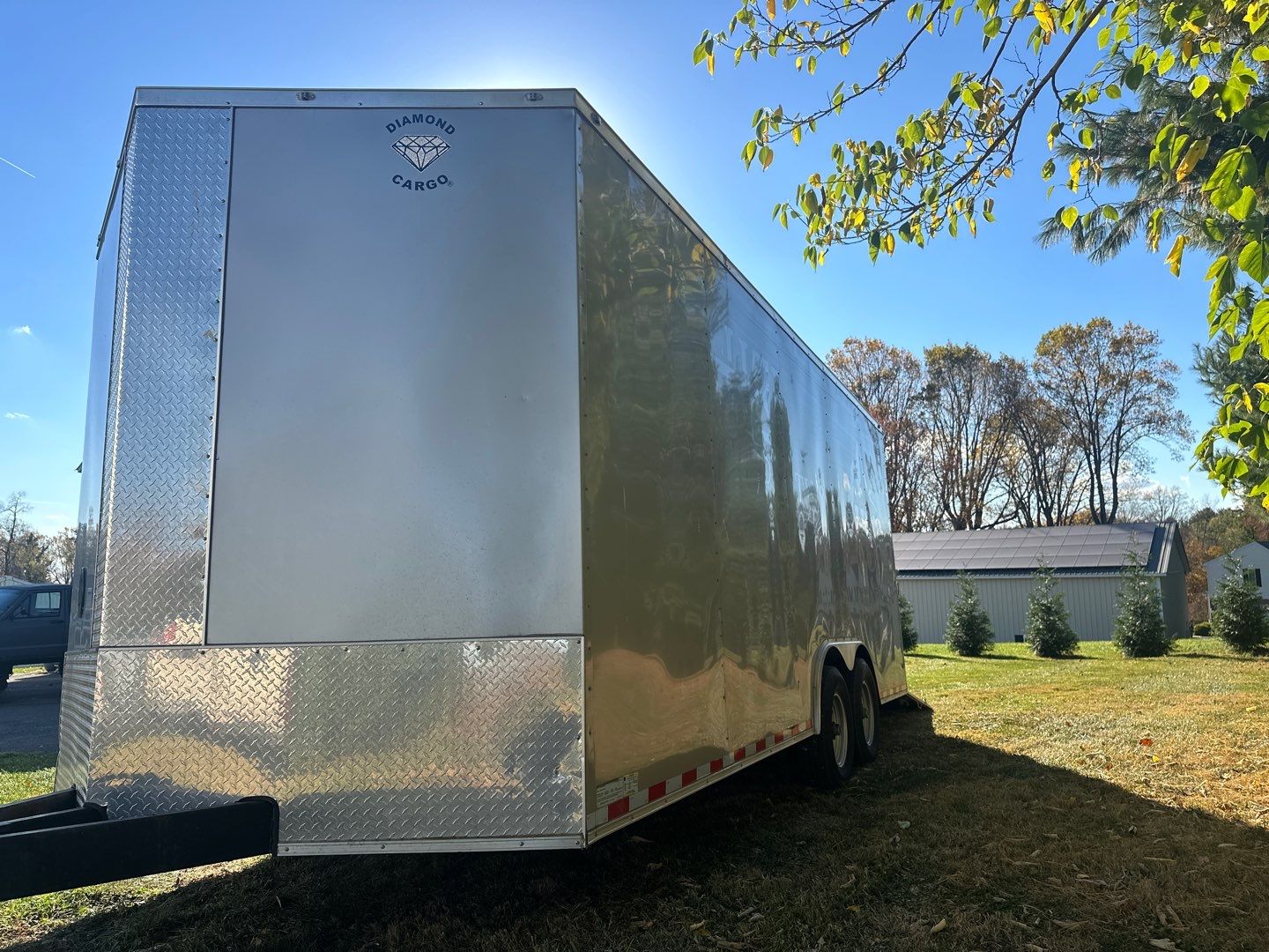 Enclosed Diamond Cargo Trailer rental at Hancock Brothers Trailer and RV Rentals in Jarrettsville, MD
