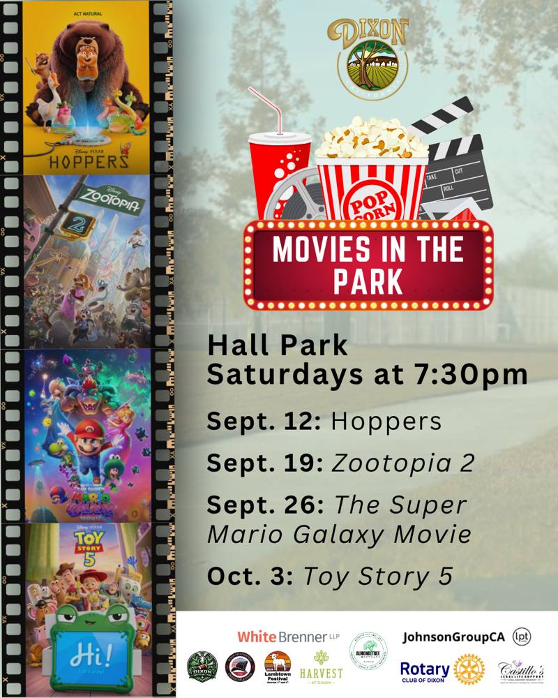Movies in the Park at Hall Park