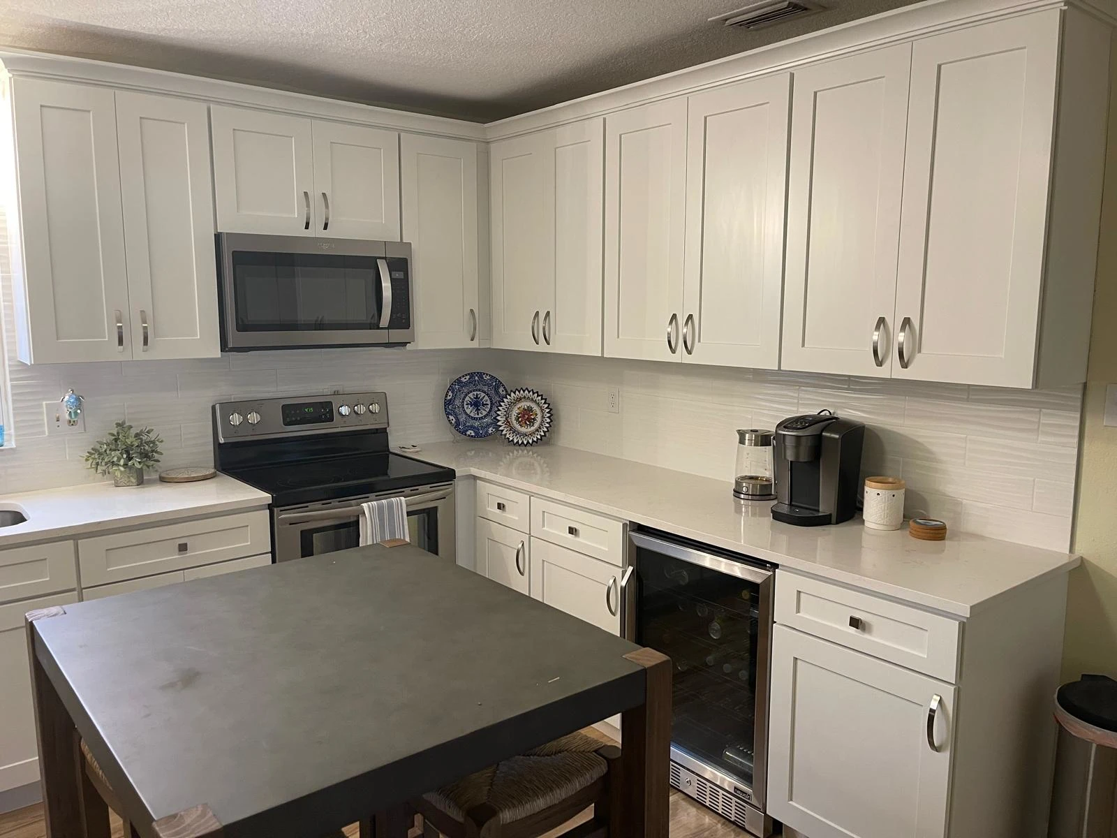 Custom cabinet installation