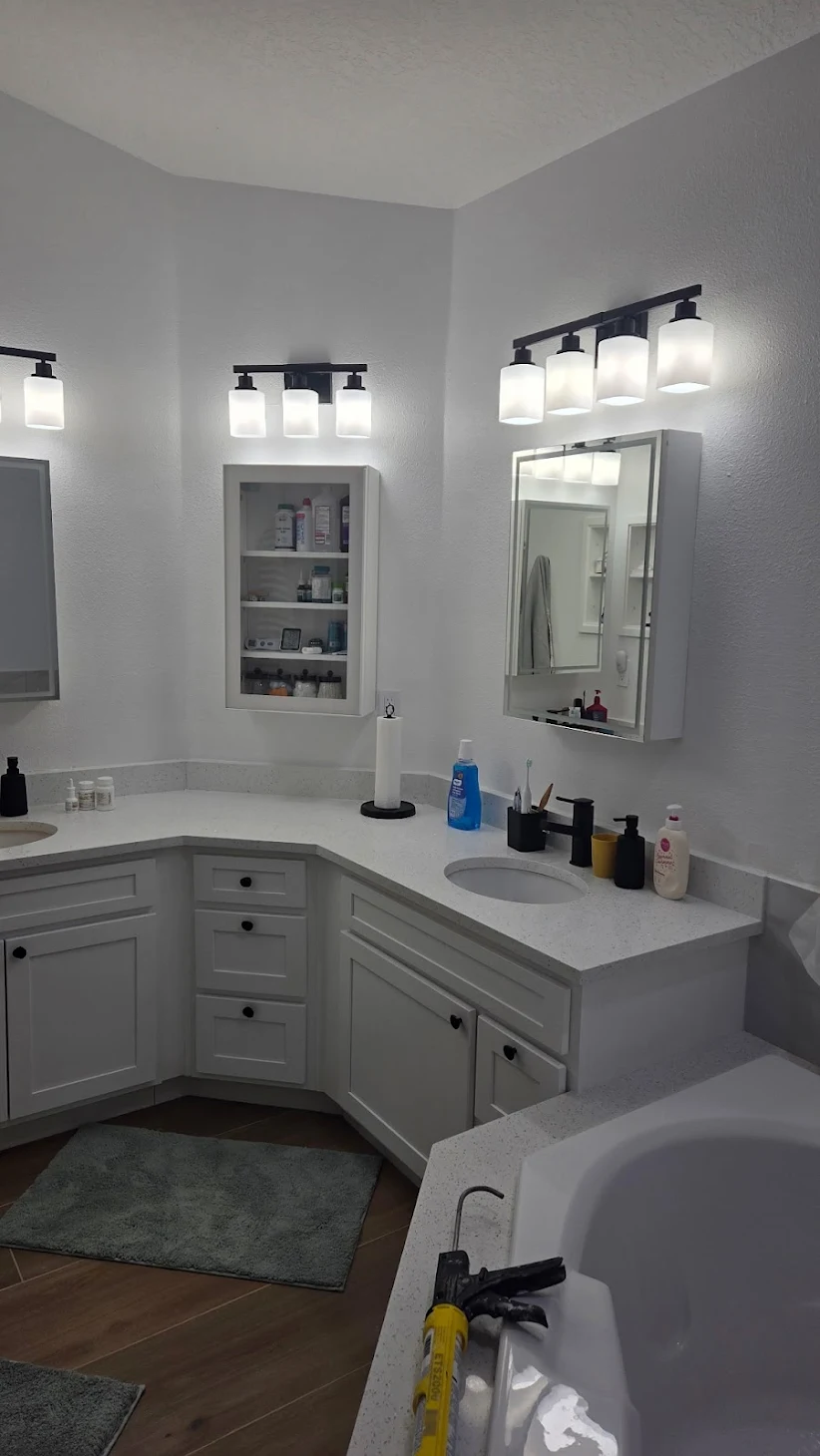 Master bathroom remodel