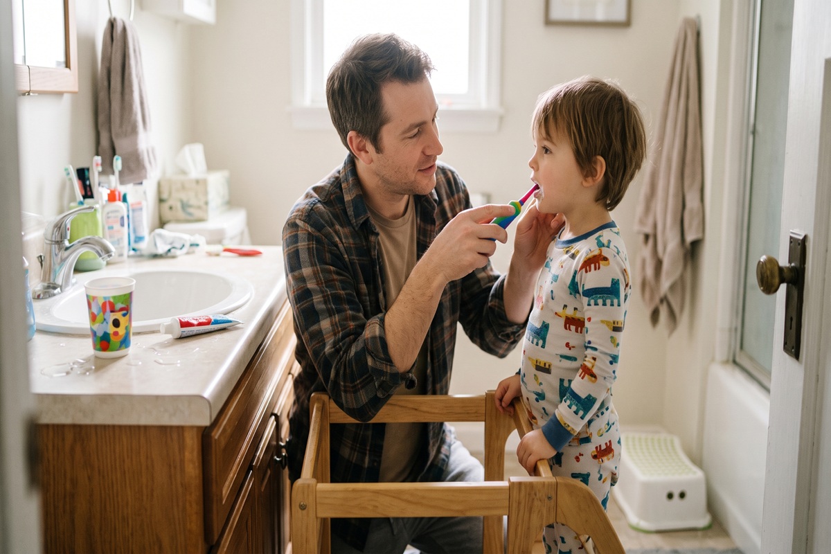 The Parent-Assisted Routine: Keeping Teeth Clean Without the Morning Battle