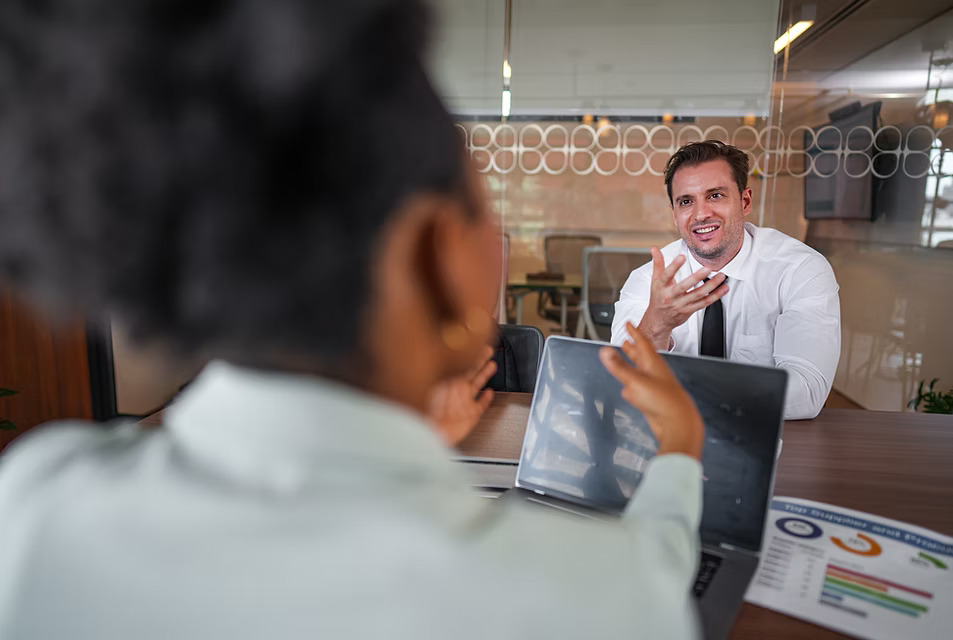 Career coaching session