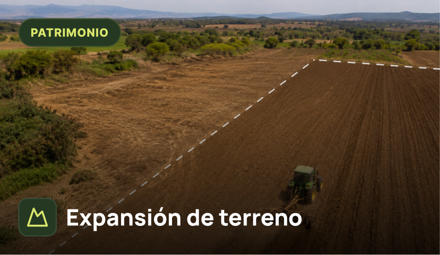 Expansión de terreno