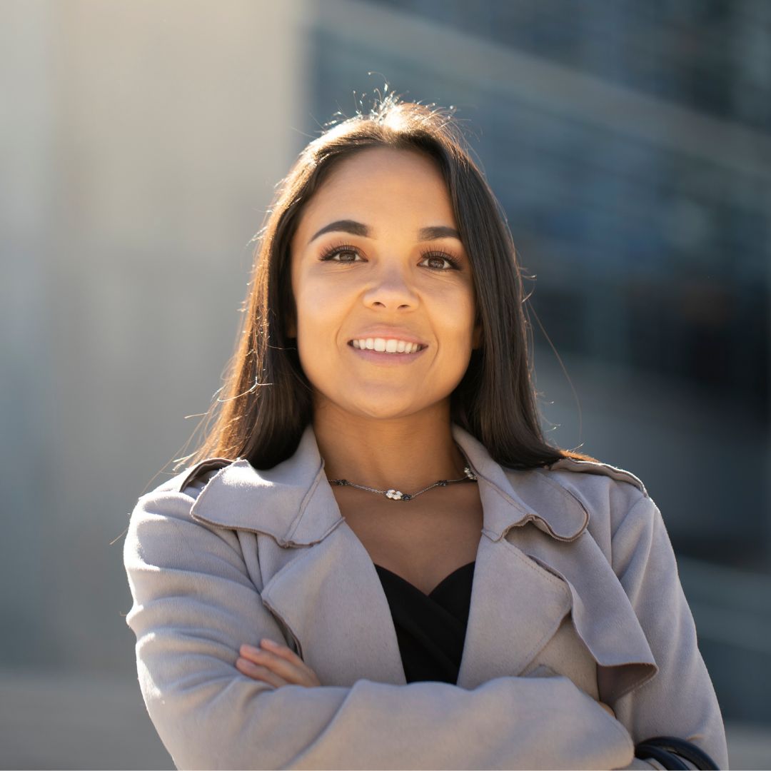 Portrait of anonymized client