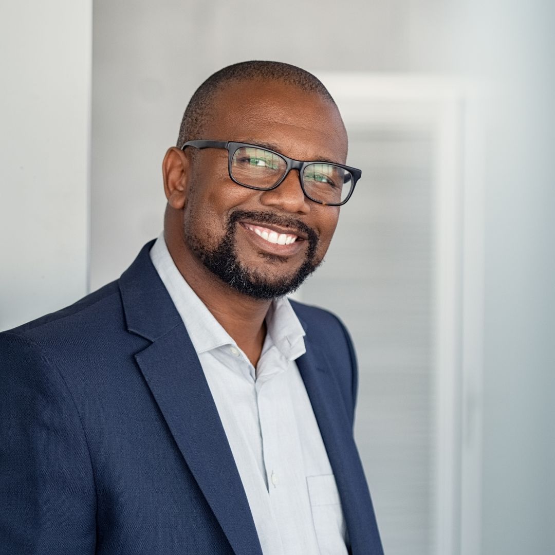 Portrait of anonymized client