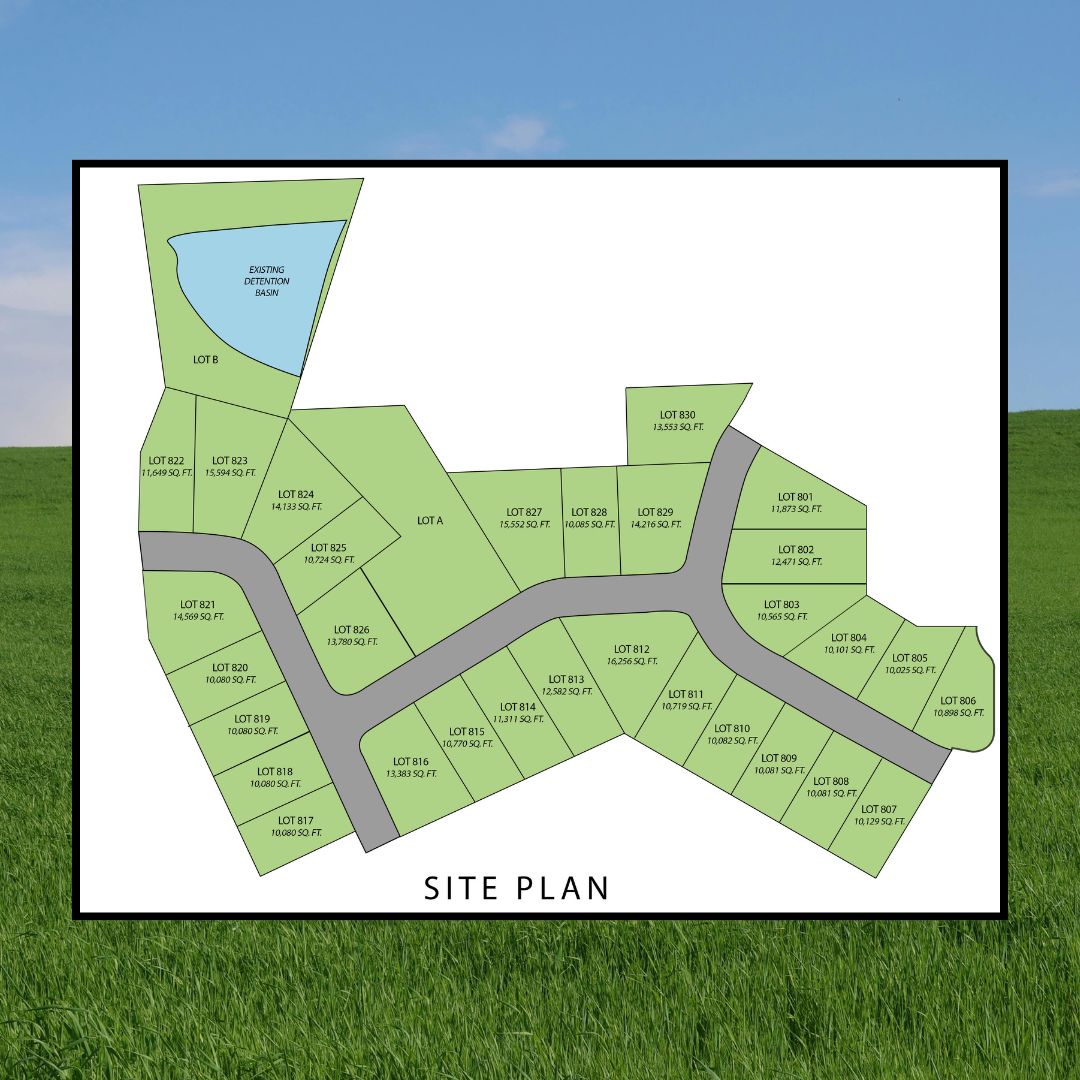 Lot development to sell
