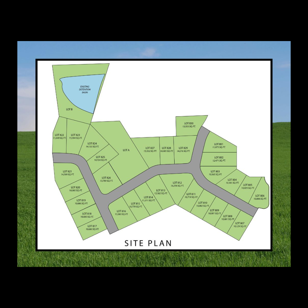 Lot development to sell