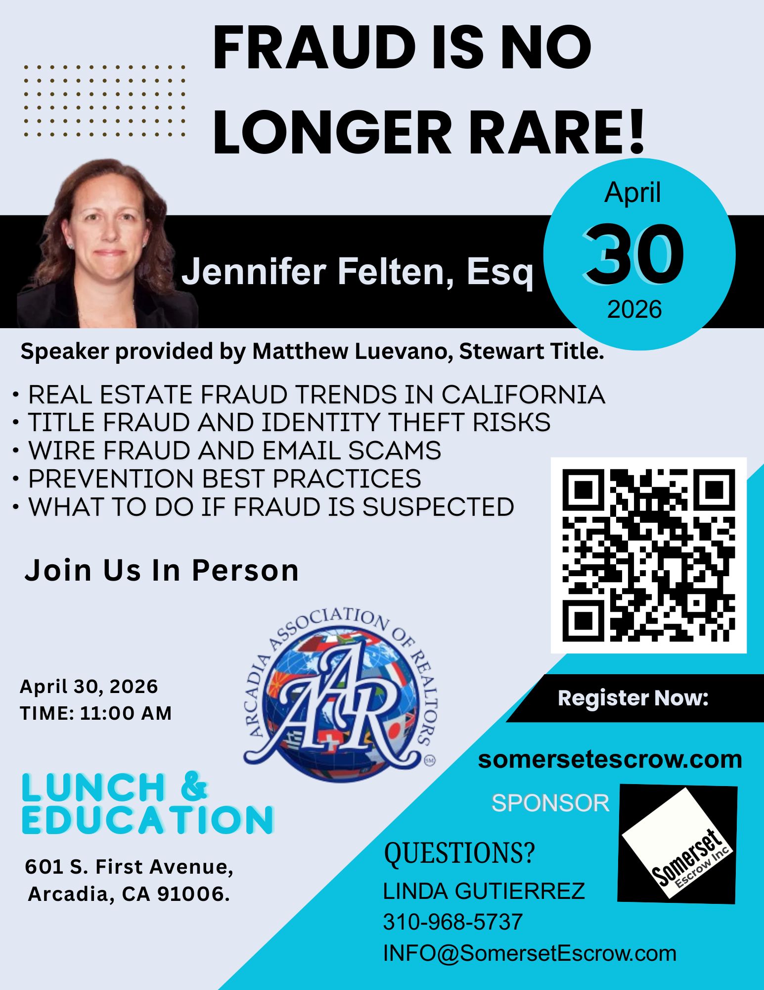 Fraud Is No Longer Rare - Real Estate Fraud Training