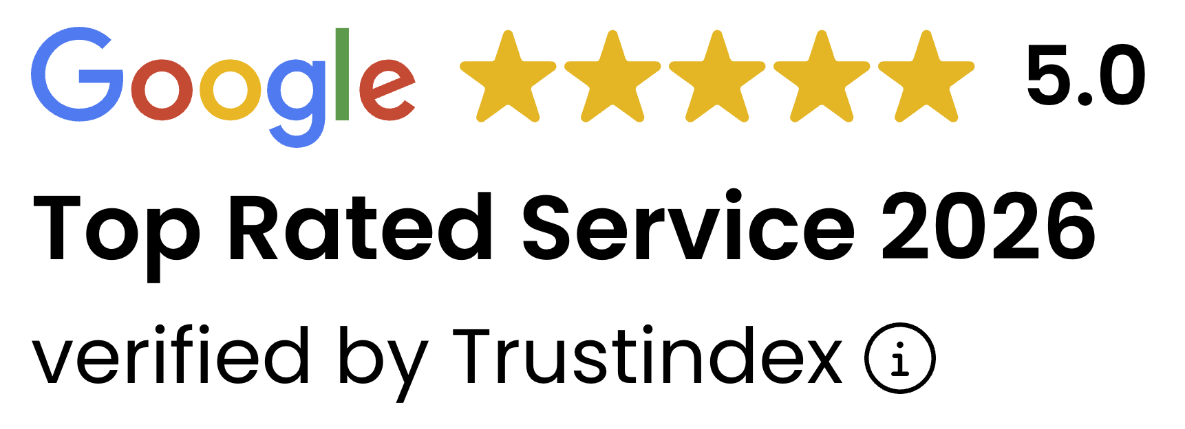 Google Top Rated Service Badge