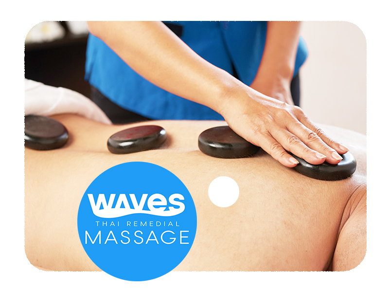 Hot Stones Massage Therapy at Waves Thai Remedial Massage