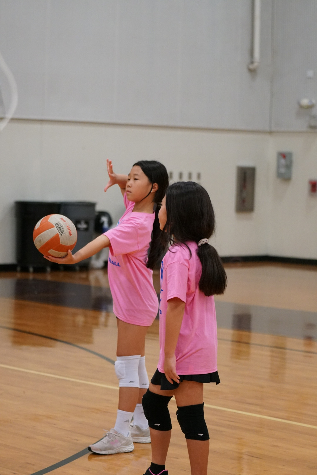 Campers at the BURST Volleyball, Inc. July 2026 camp