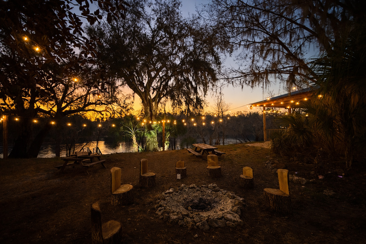 Oaken River at sunset