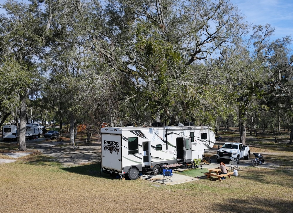 Spacious Full Hookup RV Sites