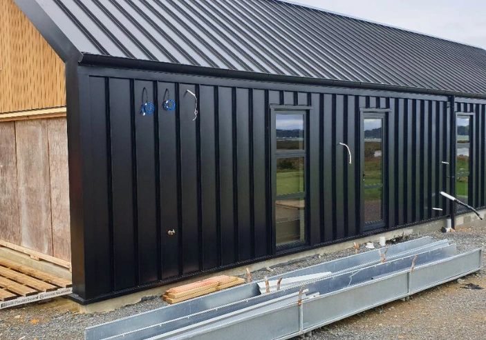 Metal wall cladding installation on residential property in Whangarei Northland