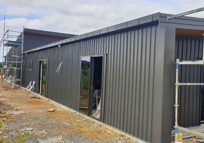 Longrun metal roof & cladding installation with modern profile in Whangarei