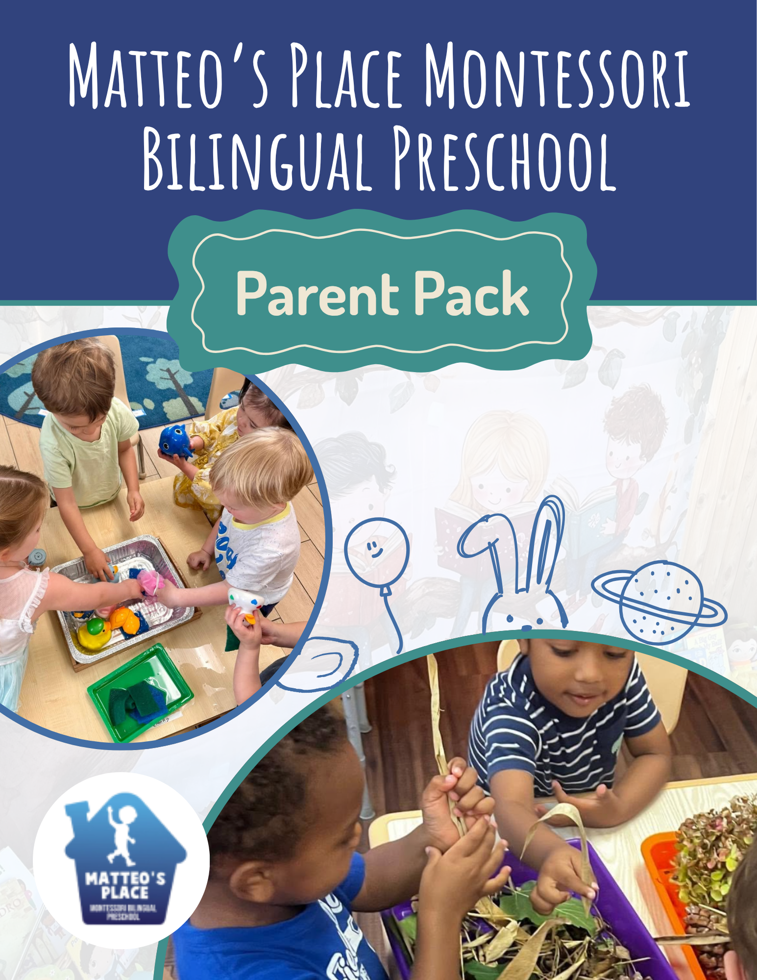 Matteo's Place Montessori Bilingual Preschool Parent Pack cover
