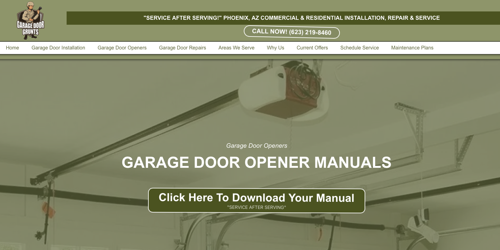 Garage Door Opener Manuals Garage Door Opener Manuals
