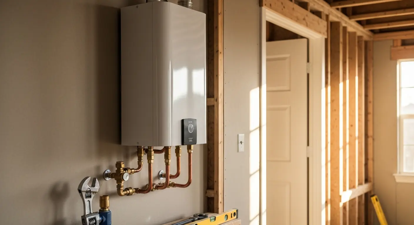 Tankless water heater installation in Modesto