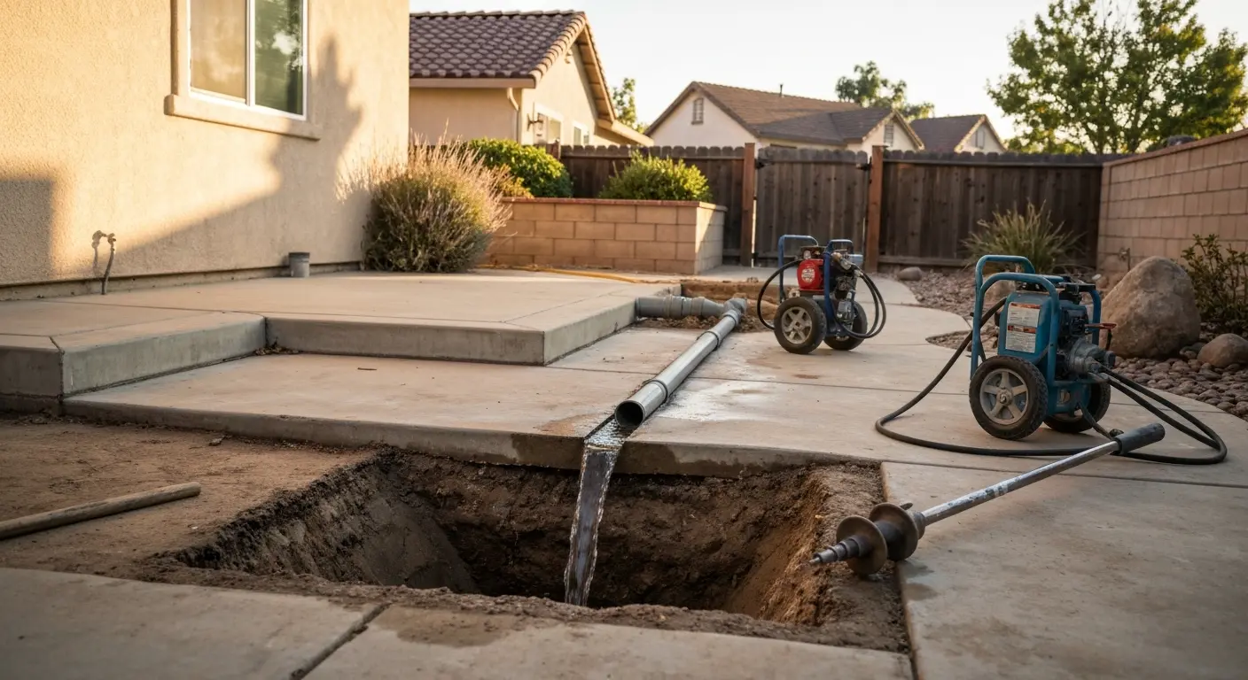 Drain cleaning service